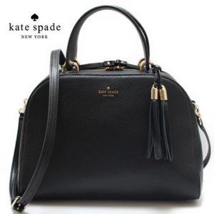 Kate Spade Black Atwood Place Bayley Satchel